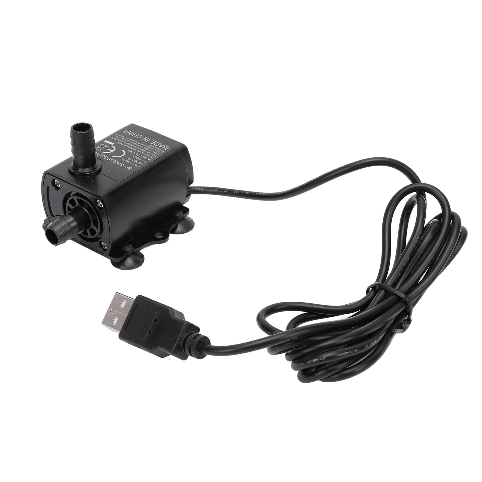 Jelquix Small Fountain Pump, Mini Fountain Pump Ultra Quiet, for Aquarium Fish Pond Statuary Hydroponics