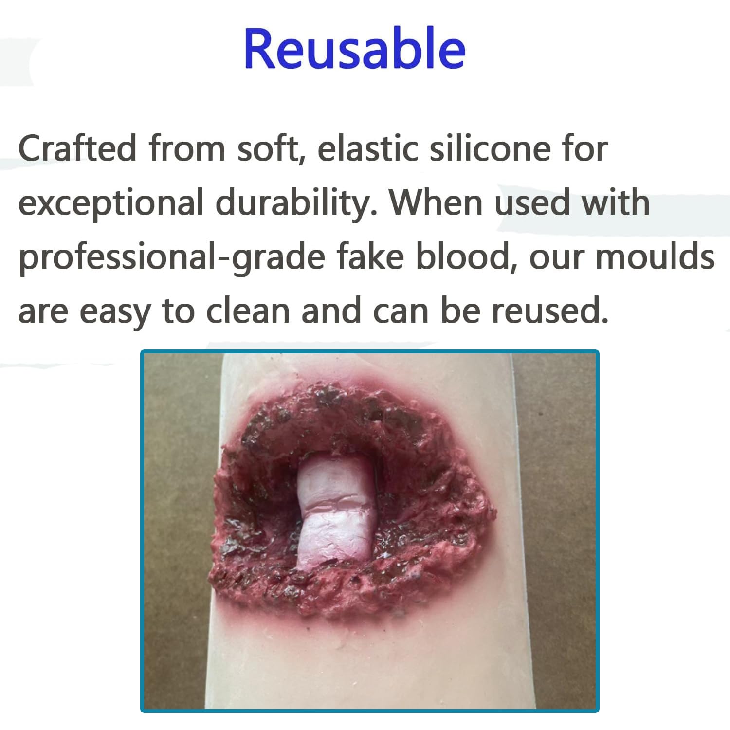 Modèle De Fracture Ouverte, Kit D'entraînement d'emballage De Plaie, Modèle De Simulateur De Lacération Réutilisable, Pratique De Suture D'entraîneur De Plaie, pour Pratiquer Les Techniques