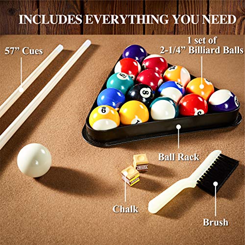 Image of Barrington Billiards Drop Pocket Pool Table with Complete Accessory Set