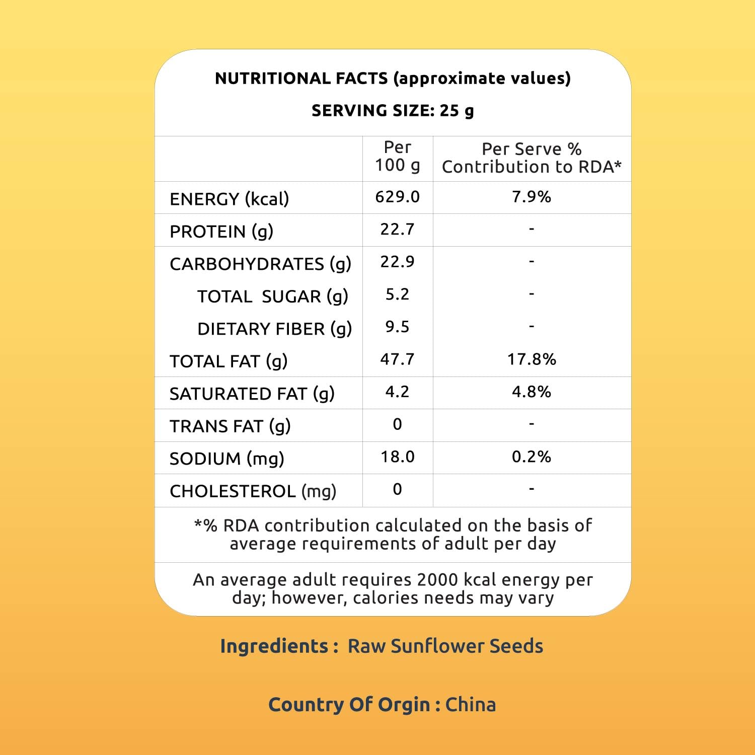 Farmley Sunflower Seeds 400 gram I Sunflower Seeds for Eating | Diet Food | Healthy Snack | Raw seeds | Weight management | Source of Antioxidants Pack of 2 - Image 3 thumbnail