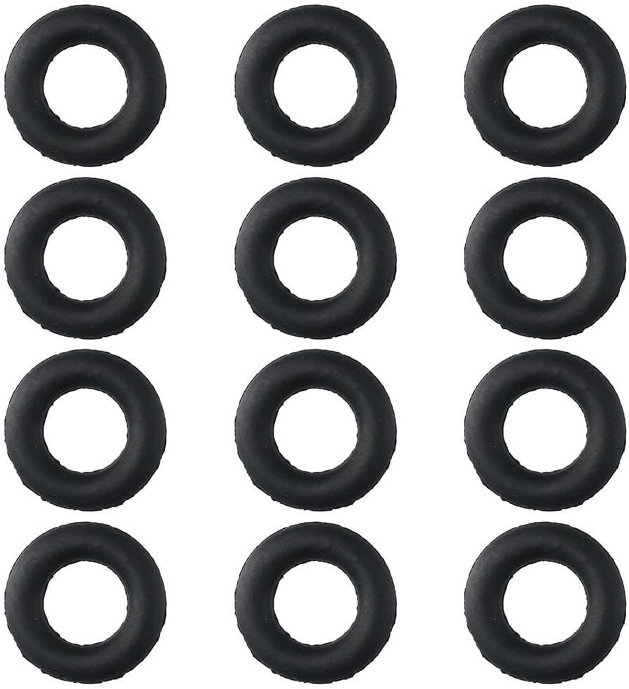 12Pcs Rubber Rings, Black Sewing Machine Bobbins Rings Sewing Machine Accessories for Old Style Household Sewing Machine