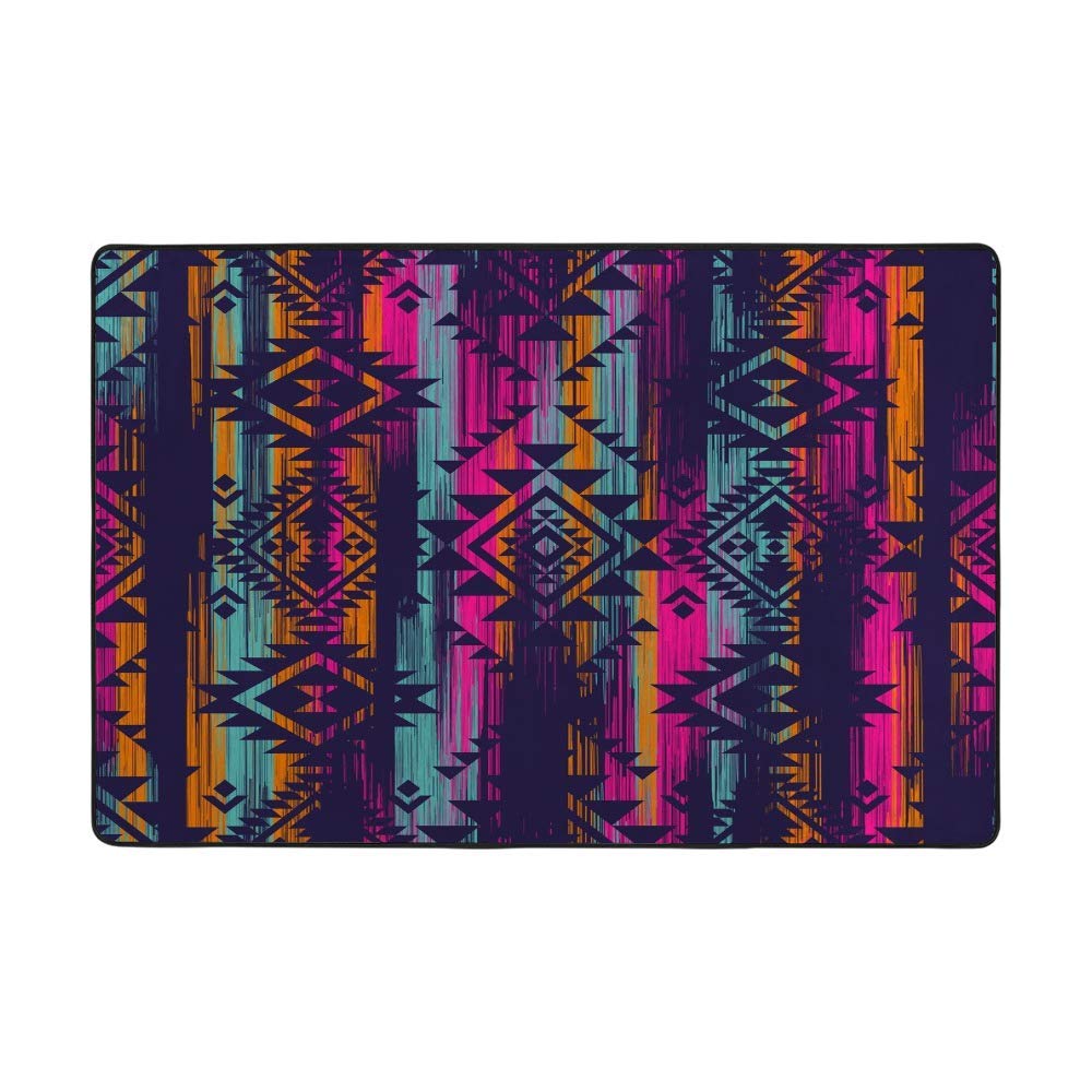 Tapis de sol de grand format aux finitions soignées pour salon moderne