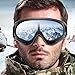 Aphse Snowboard Ski Goggles Eyewear Sunglasses Adjustable UV Protective Outdoor Glasses Portable Motorcycle Goggles Black Gray Dust-Proof Protective Combat Goggles Play Games Protective Glasses