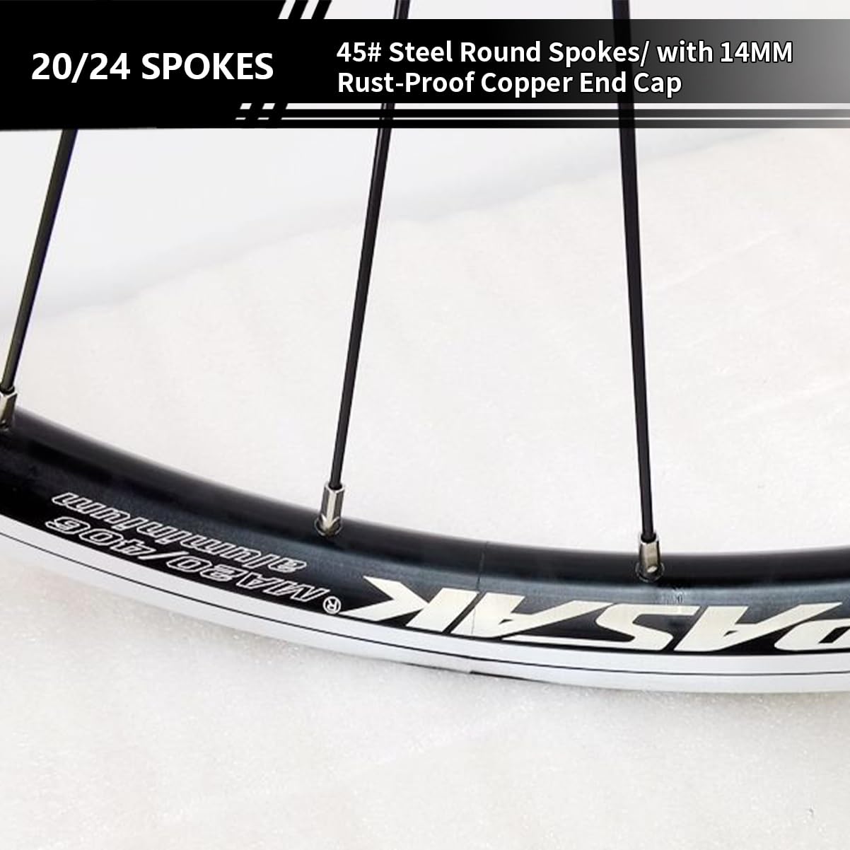 20" 406/451 Juego De Ruedas para Bicicleta BMX Llantas De Aleación De Aluminio Freno C/V Liberación Rápida 20/24H Bujes Delantero Y Trasero para Cassette De 7-12 Velocidades