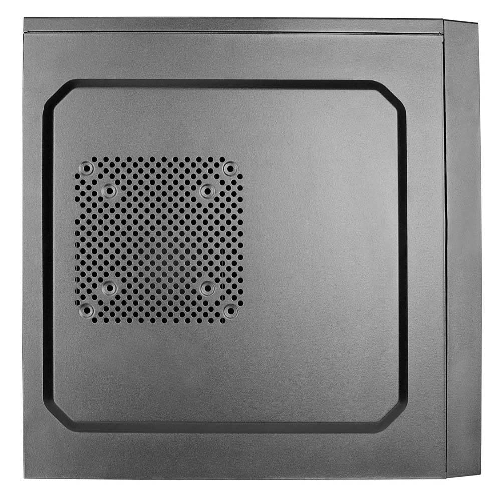TACENS ANIMA AC4, Caja de Ordenador Minitorre MicroATX, Soporte de Ventilación, USB 3.0, Acabado Aluminio Pulido, Negro