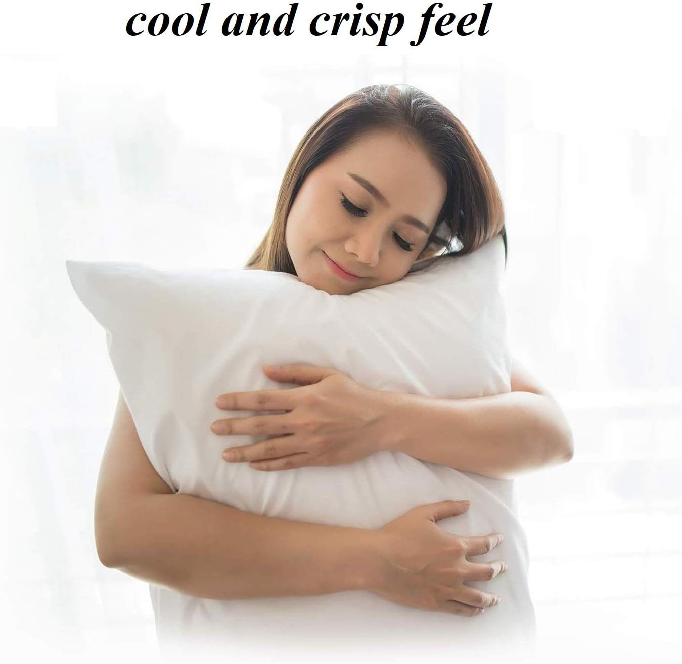 100% Cotton with Sateen Finish Bed Sheets, 4 Pieces Sheet Set - Easy Fit 400 TC, Breathable & Bedding Sheets Fits Upto 15 Inches Deep Pocket Mattress, Size: Full, Color: Ivory Solid