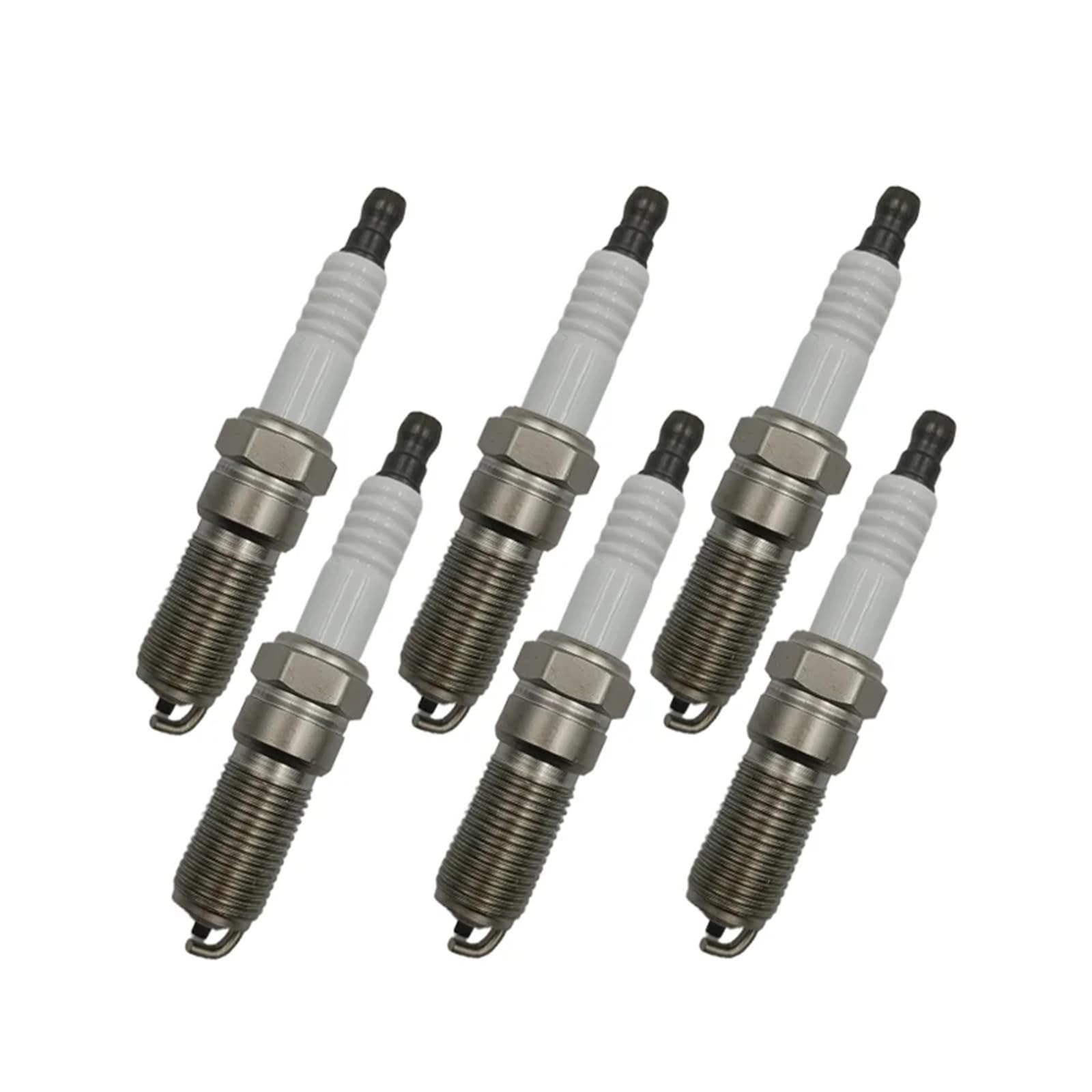 Candela di accensione per auto 6 candele compatibili con Per Ford Ka 99-13 Ecosport 03-12 Per Escort 99-02 Per Focus 06-09 Sostituzione