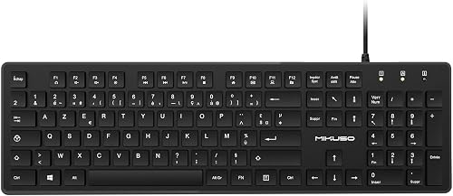 French AZERTY Keyboard Wired USB for Computer Laptop PC