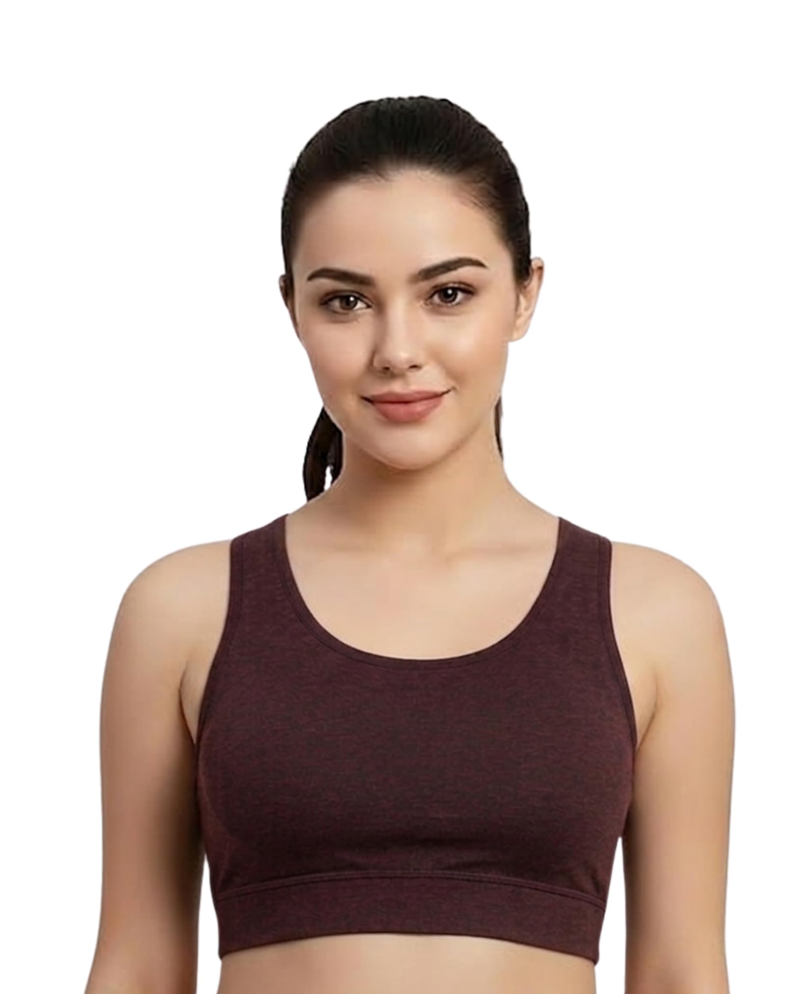 Sports Bra for Women,Padded Gym Bra for Woman with Moisture-Wicking Fabric,Medium Support Workout Bra for Yoga, Running & Training,Stretchable Activewear-image-36