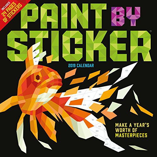 Paint by Sticker 2019 Calendar