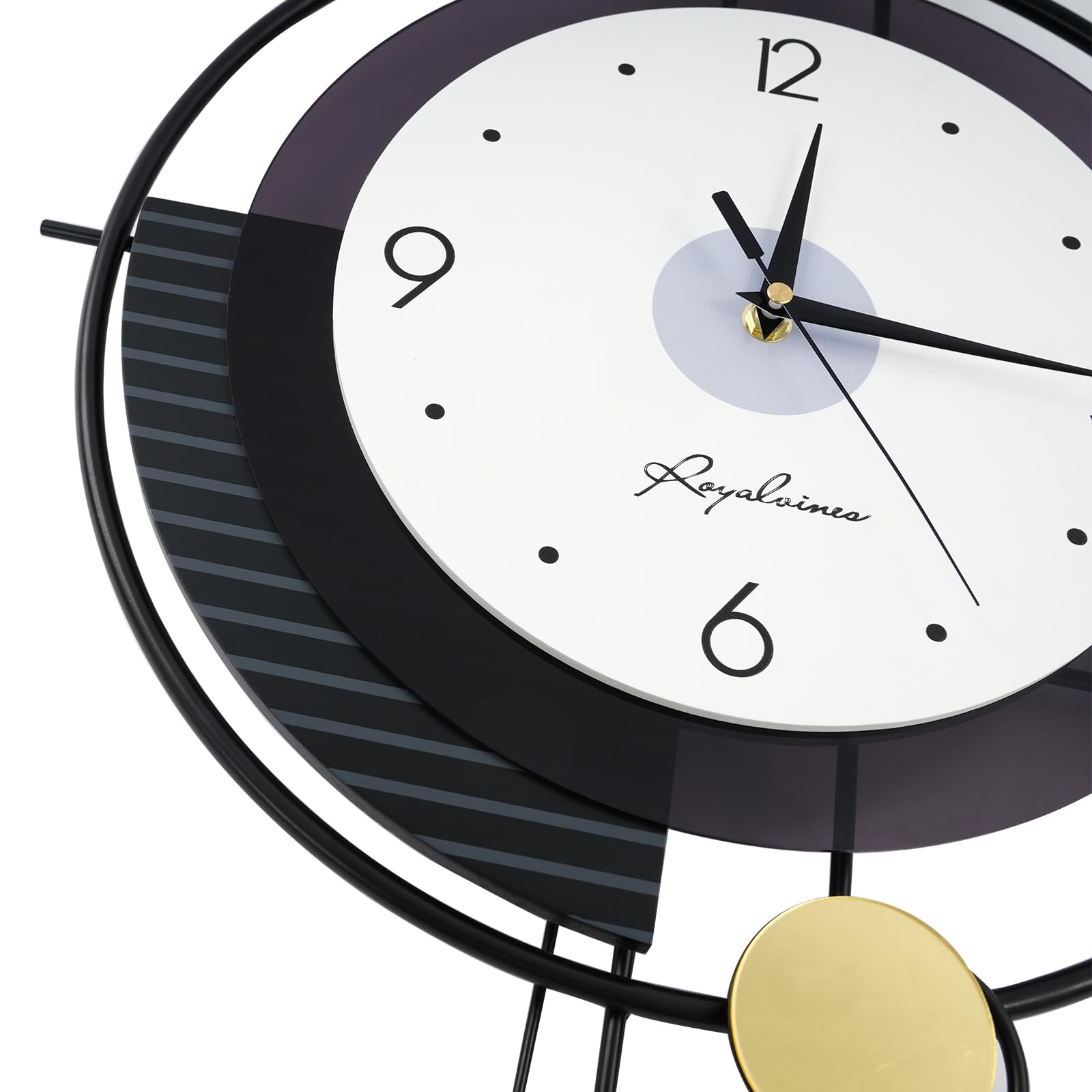 Reloj de pared moderno, estilo minimalista
