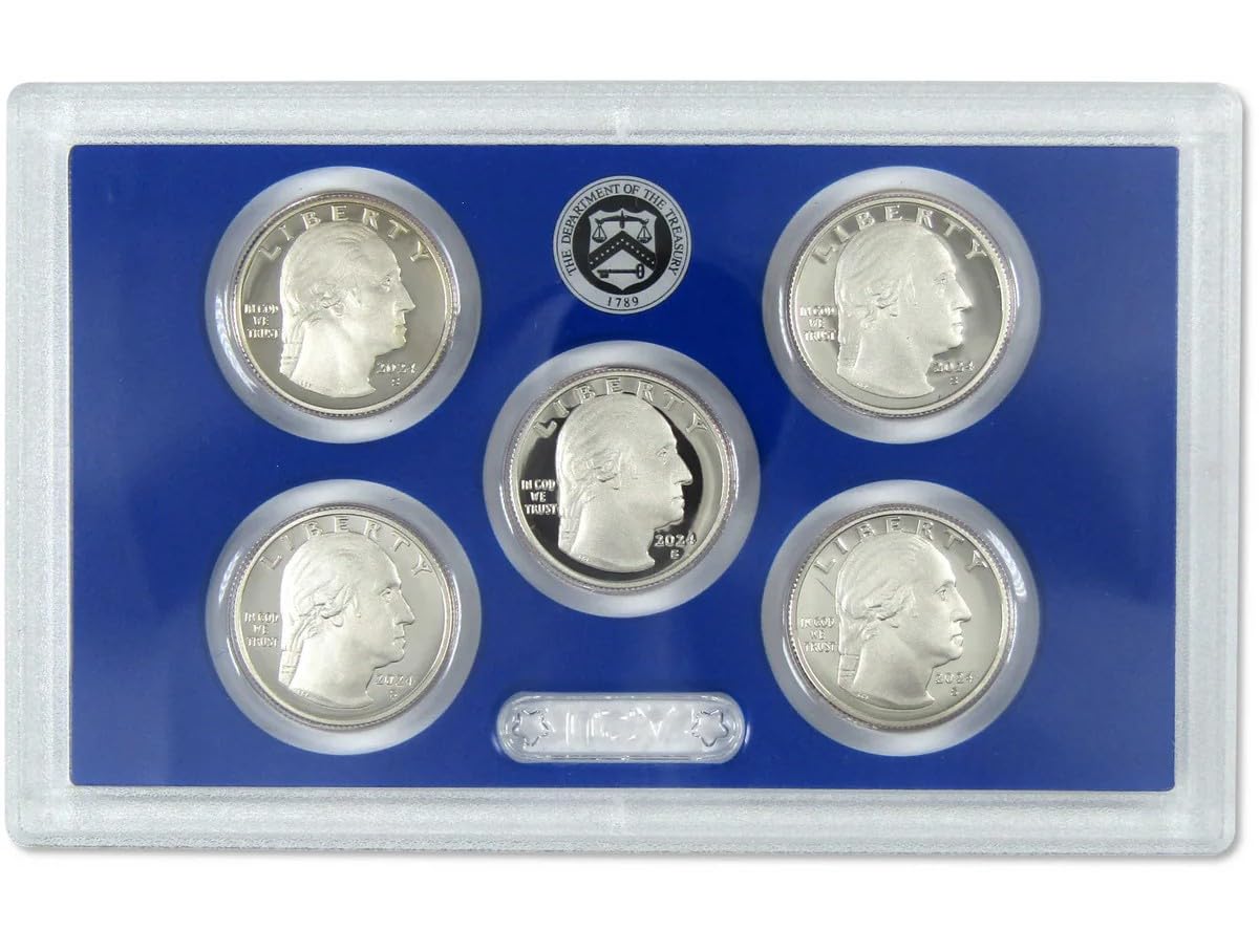 2024 S 2024 S CLAD PROOF QUARTER 5 COIN SET Quarter US Mint Proof