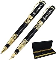 Vista 9 de Personalized Gift Pens Set, Custom with Text Message, Perfect for Students/Teacher/Manager/Lawyer/Professor, with Pen Box Gift Perfect for Men &