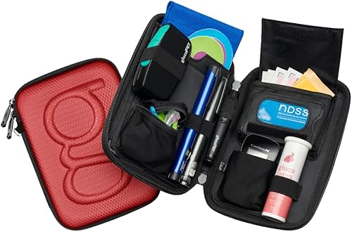 Miniatura 8 de Glucology Paquete de viaje 1 estuche de viaje rojo Plus y 6 masticables (6 tubos de 10 masticables) naranja