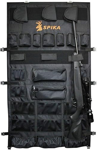 SPIKA Organizador de panel de puerta segura para pistolas grandes (28W48H)