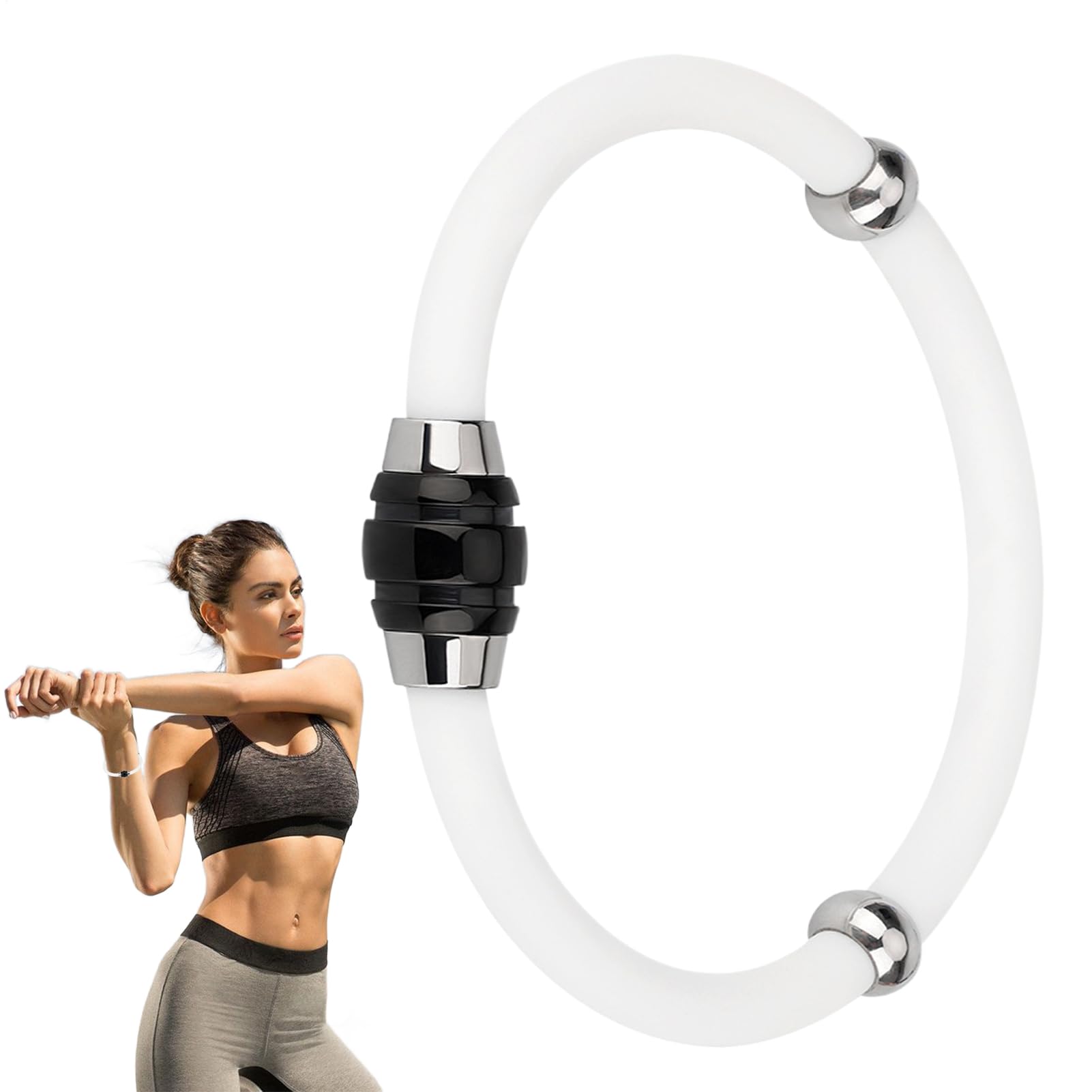 Bracciale antistatico – 25 g, cinturino di scarica, cinturino eliminatore con design regolabile | accessorio alla moda elegante per uomini, donne, adolescenti, sport invernali, assorbimento degli urti