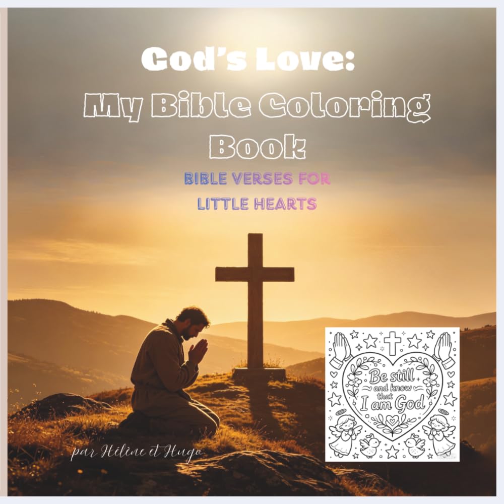God's love: my bible colouring book: bible verses for little hearts