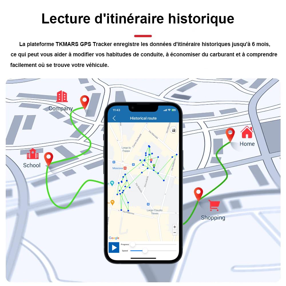 4G Localizzatore GPS, Mini GPS Tracker Ricaricabile Con Magnetica Per Veicoli Portabagagli Per Bambini Animali Con Dispositivi Di Localizzazione Anti-Smarrimento Geofence