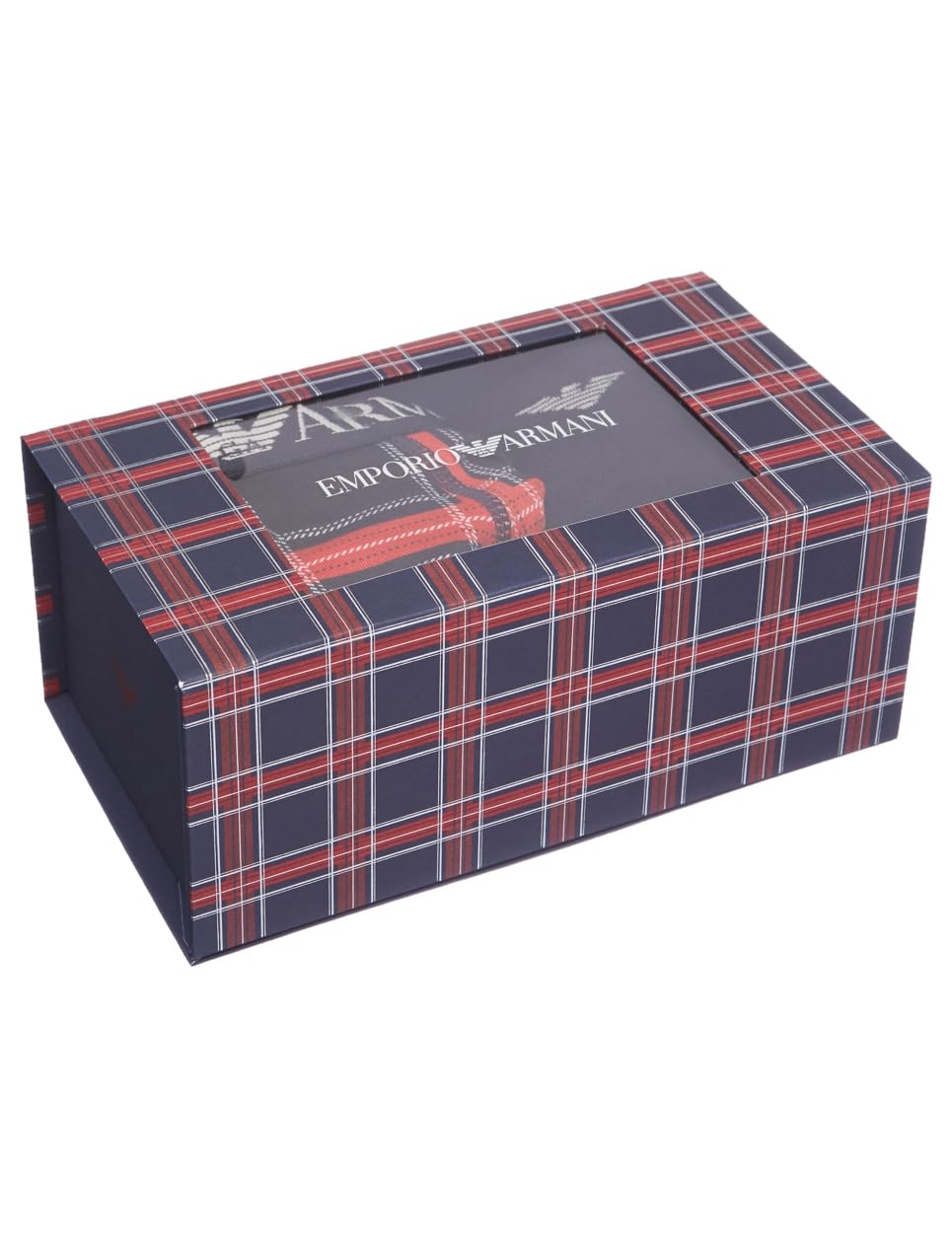 Emporio Armani Herren Men's Socks Tartan Mix Gift Set Trunks