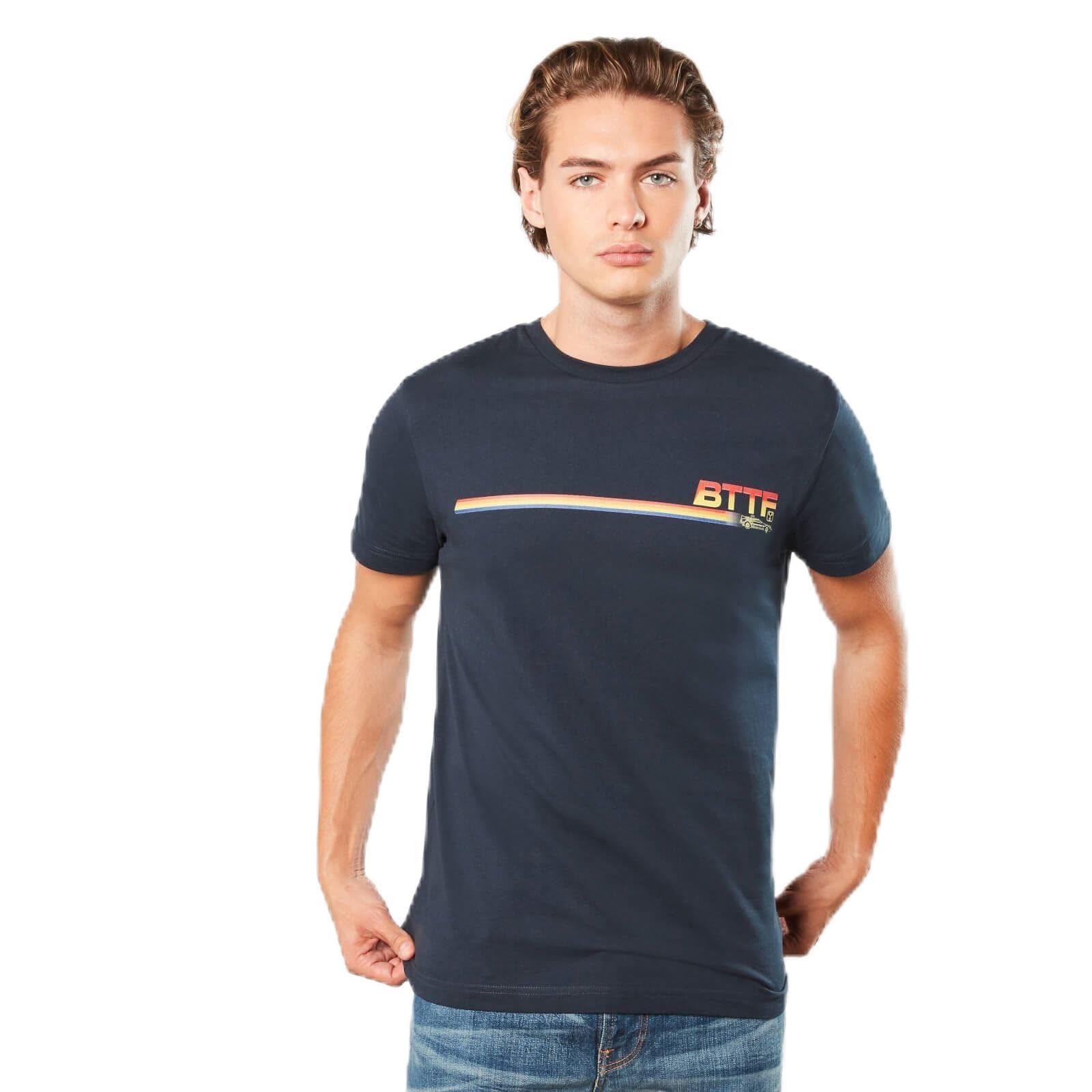 Back To The Future Unisex Navy Flux Capacitor Front T-Shirt - | Size: Large