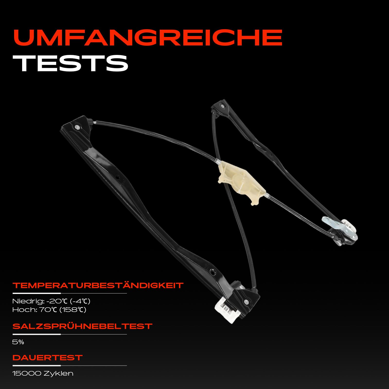 Frankberg Fensterheber Vorne Links Kompatibel mit T-o-u-r-a-n 1T1, 1T2 1T3 Alle Motoren MPV 2003-2015 1T1837461