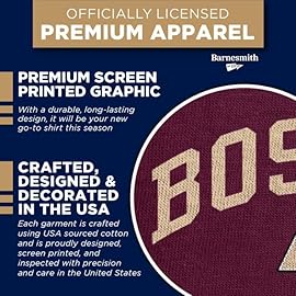 Barnesmith Boston College BC Eagles Short-Sleeve T-Shirt, Spirit, Maroon, Small