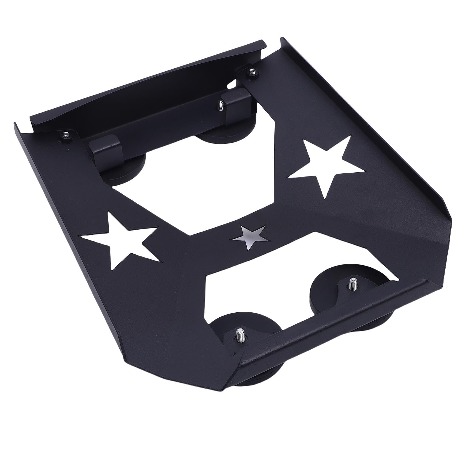 Generic Soporte para Techo de Coche Satélite, Kit de Montaje Magnético de Liberación Rápida de Hierro con 4 Imanes de 264 Libras de Sujeción con Revestimiento de Goma para Mini Satélite en Techo de