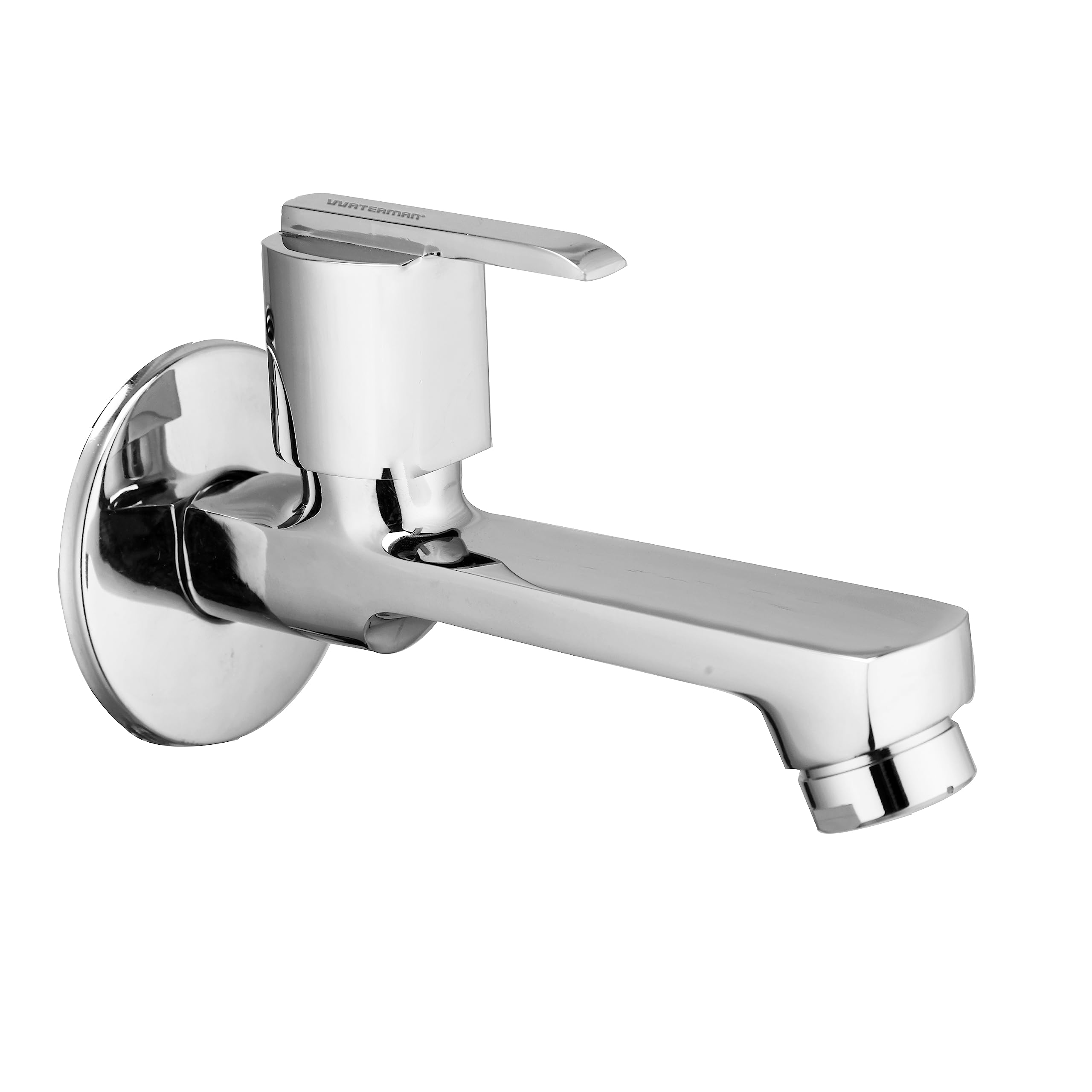 WATERMAN® Magic Long Body Tap with Wall Flange Brass Body Chrome Finish Wall Mount Water Taps for Kitchen, Bathroom, Sink, Wash Basin, Toilet (B0C6KCMMRH) Amazon Price History, Amazon Price Tracker