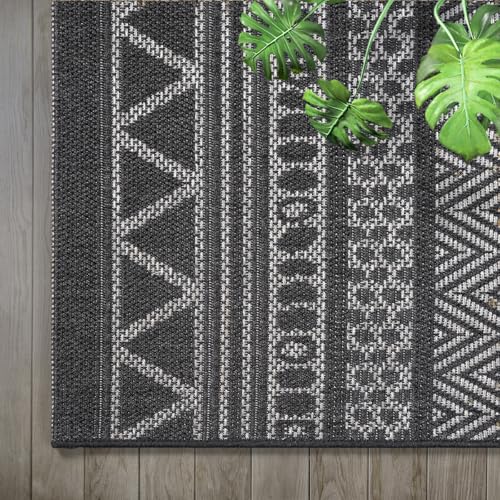the carpet Calgary - Outdoor Teppich Wetterfest für Balkon & Terrasse, Robuster Flachgewebe Teppich für Garten, Pflegeleicht In- & Outdoor… – Ansicht 6