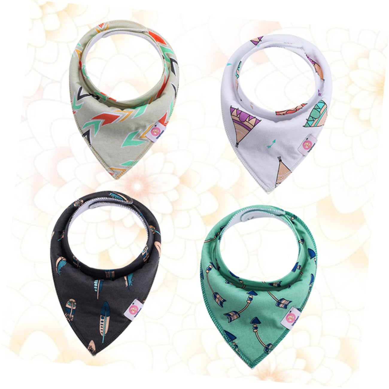 Toyvian 8 Pezzi Bavaglini Per Neonati Bavaglini Per Bambini Per La Saliva Bavaglino In Cotone Per Bambini Asciugamano Per La Saliva Del Bambino Bavaglino Per