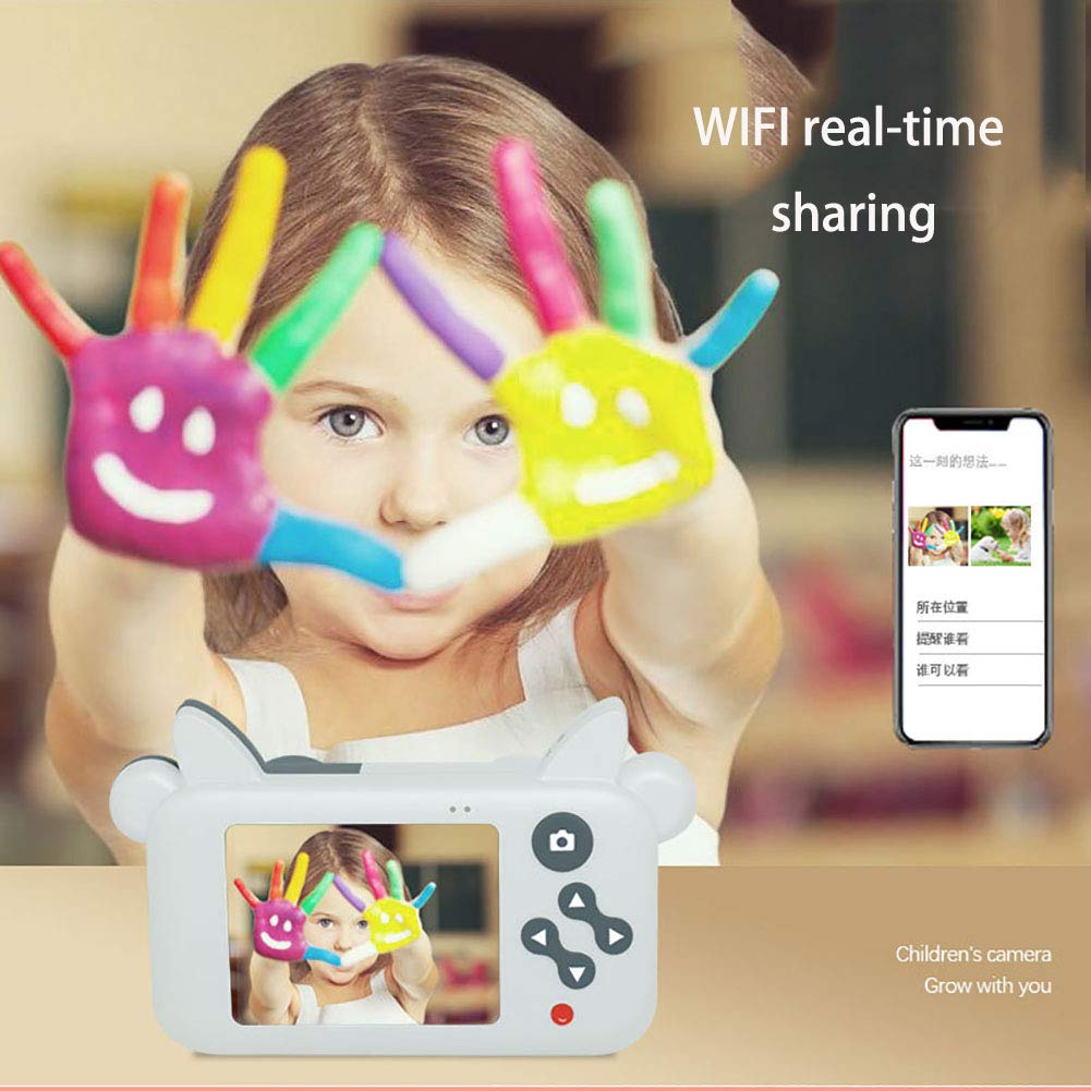 HUYA Video Giocattolo Digitale per Bambini con Foto Portatile Piccola Mucca Impermeabile Mini Foto Portatile