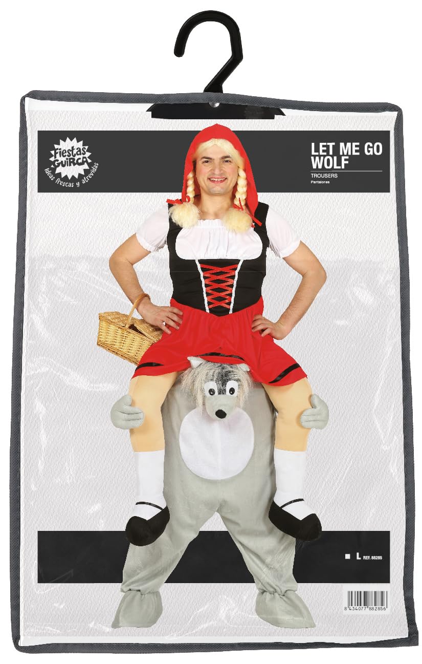 Costume da Cappuccetto a Cavallo di Lupo per Adulto L