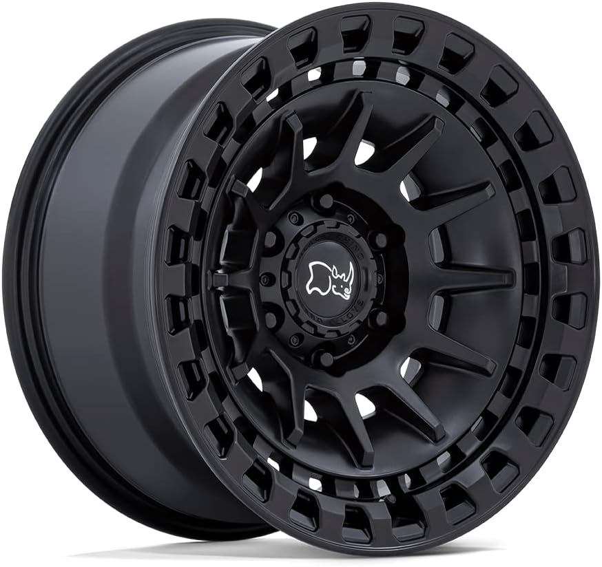 BARRAGE 17X8.5 6X5.5 4.36-10mm MATTE BLACK - BR009MX17856810N