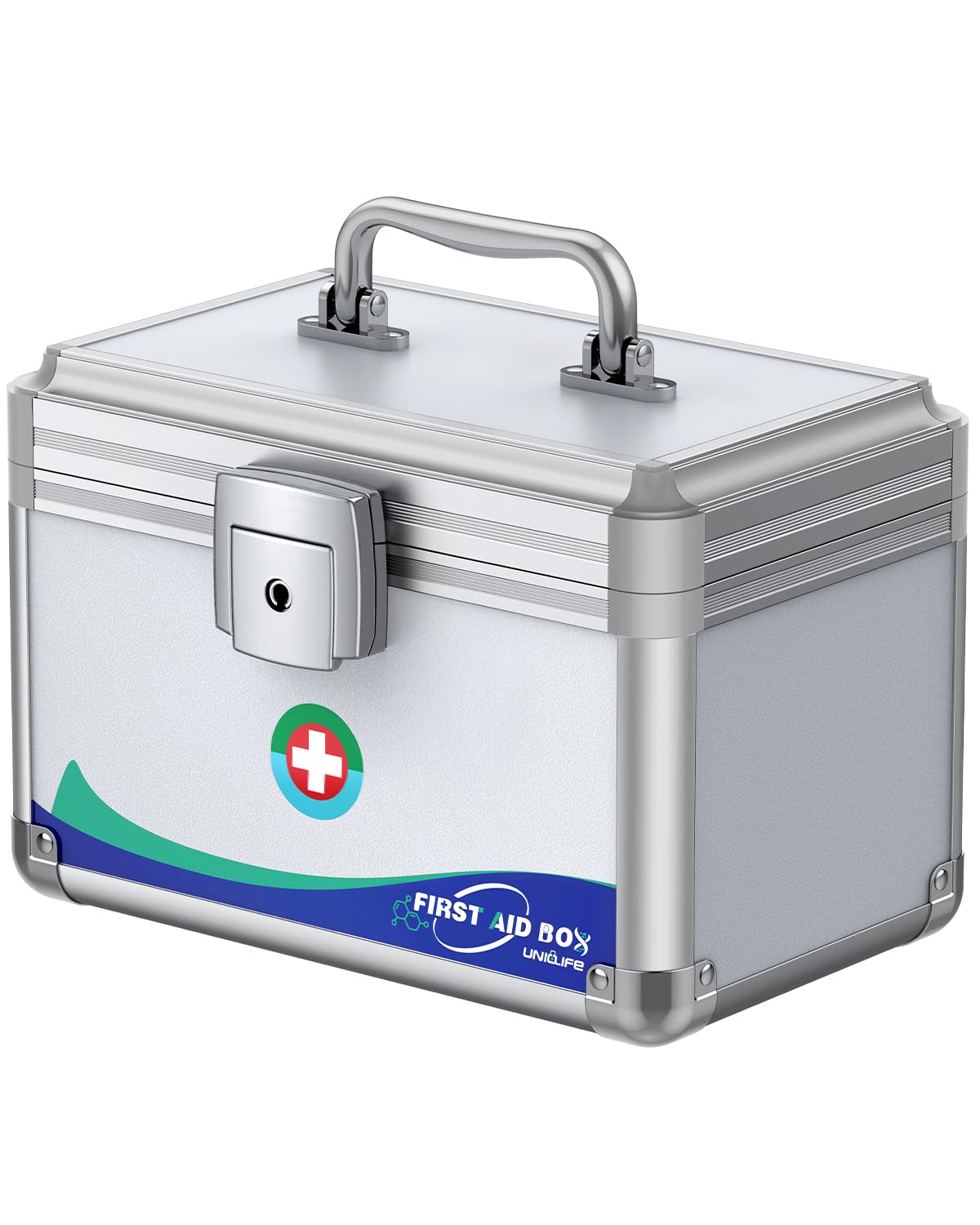 Amazon.com: Uniclife Medicine Lock Box First Aid Box with Key Lock