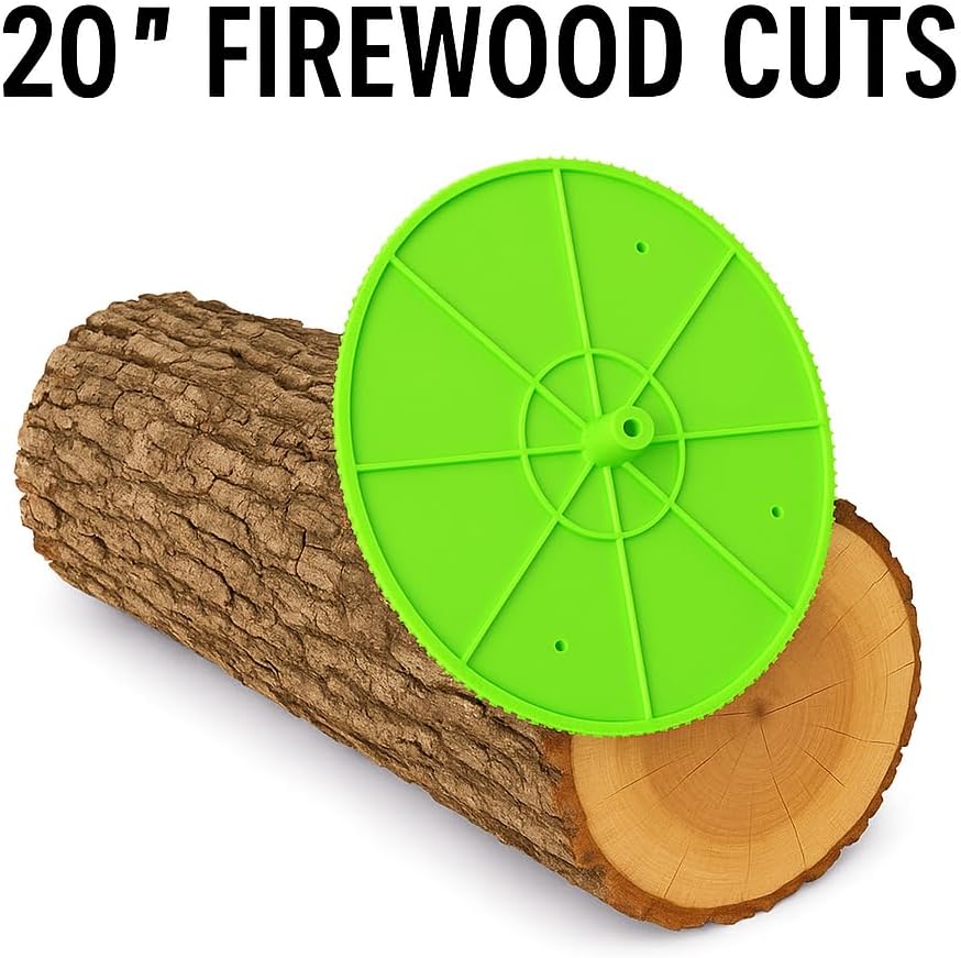 THE MINGO Ultimate Firewood Measuring Tool - Chainsaw Fire Wood Marking Tool with Marking Wheels - Log Paint Marker -Measuring Accessory for Chainsaw - Logging Accessory (Mingo Marker with 20" Wheel)