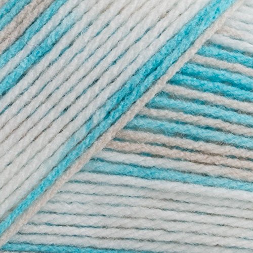 Image of Bernat Baby Sport Big Ball Ombre Yarn, 9.8 oz, Gauge 3 Light, 100% Acrylic, Popsicle Blue