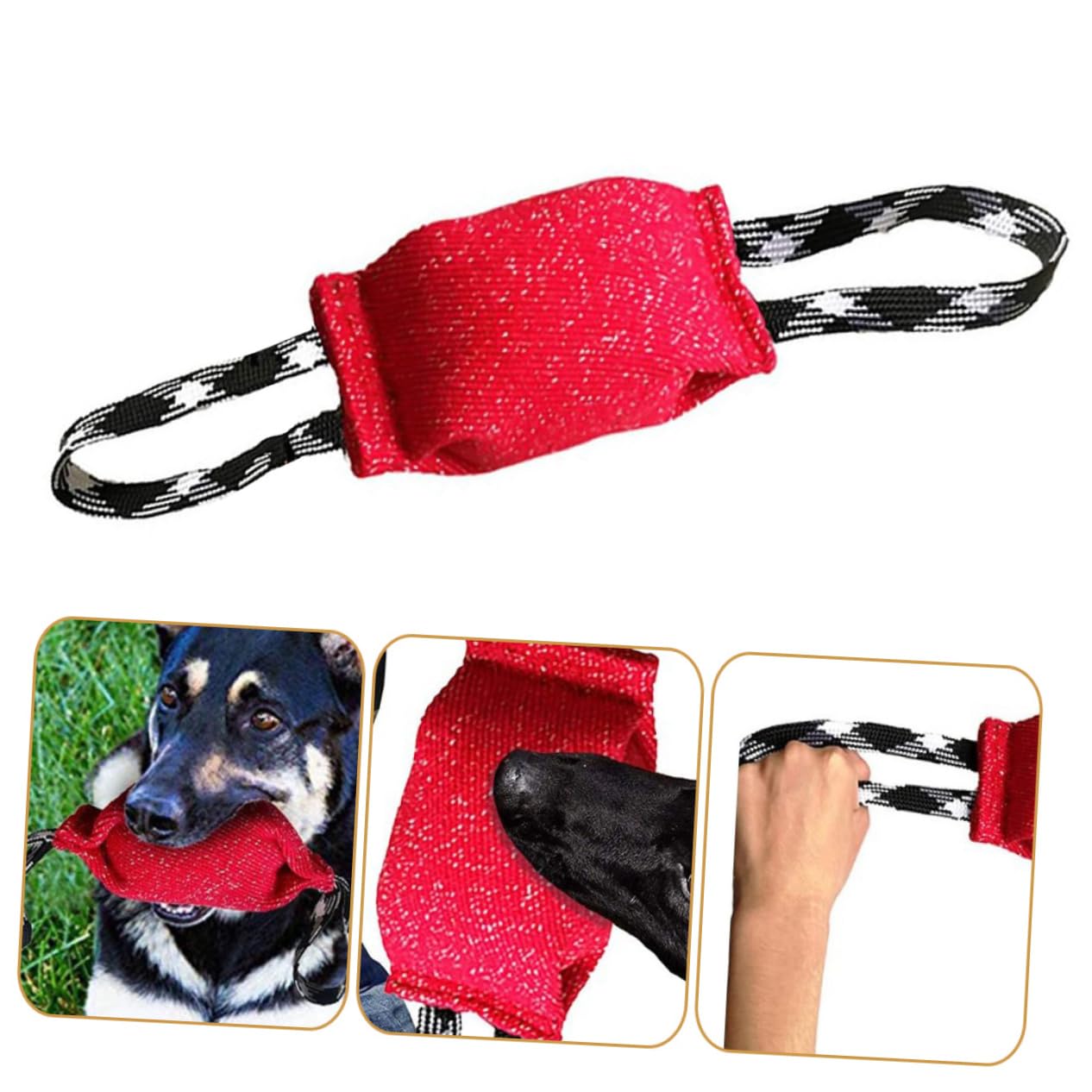 POPETPOP 2 Piezas De Almohada para Morder Bolsa para Morder Palo para Morder Juguete para Mascotas Funda para Mordedura De Perro Almohada para Tirar De Perro Juguete para Masticar