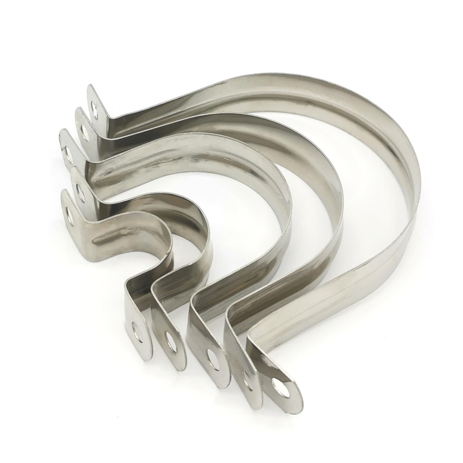 Collier De Serrage En Forme U Acier Inoxydable, 20 Pièces Pour Tuyaux