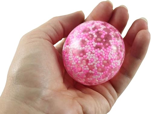 Miniatura 8 de Curious Minds Busy Bags Pelota antiestrés moldeable con 3 cuentas de confeti  Pelotas sensoriales esponjosas y moldeables para apretar OT