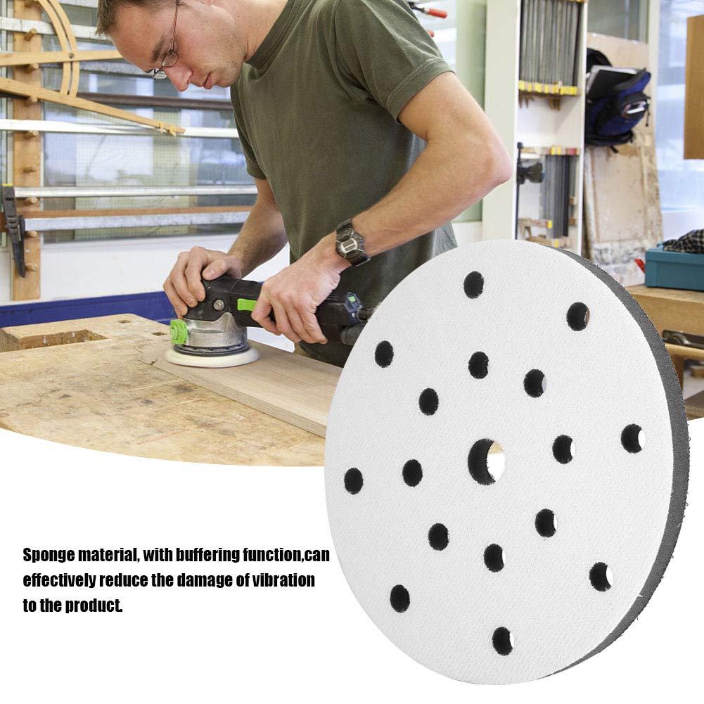Platorello morbido per levigatura, tampone per cuscino interfaccia spugna con tampone morbido diametro per platorelli 150 mm(17 holes)