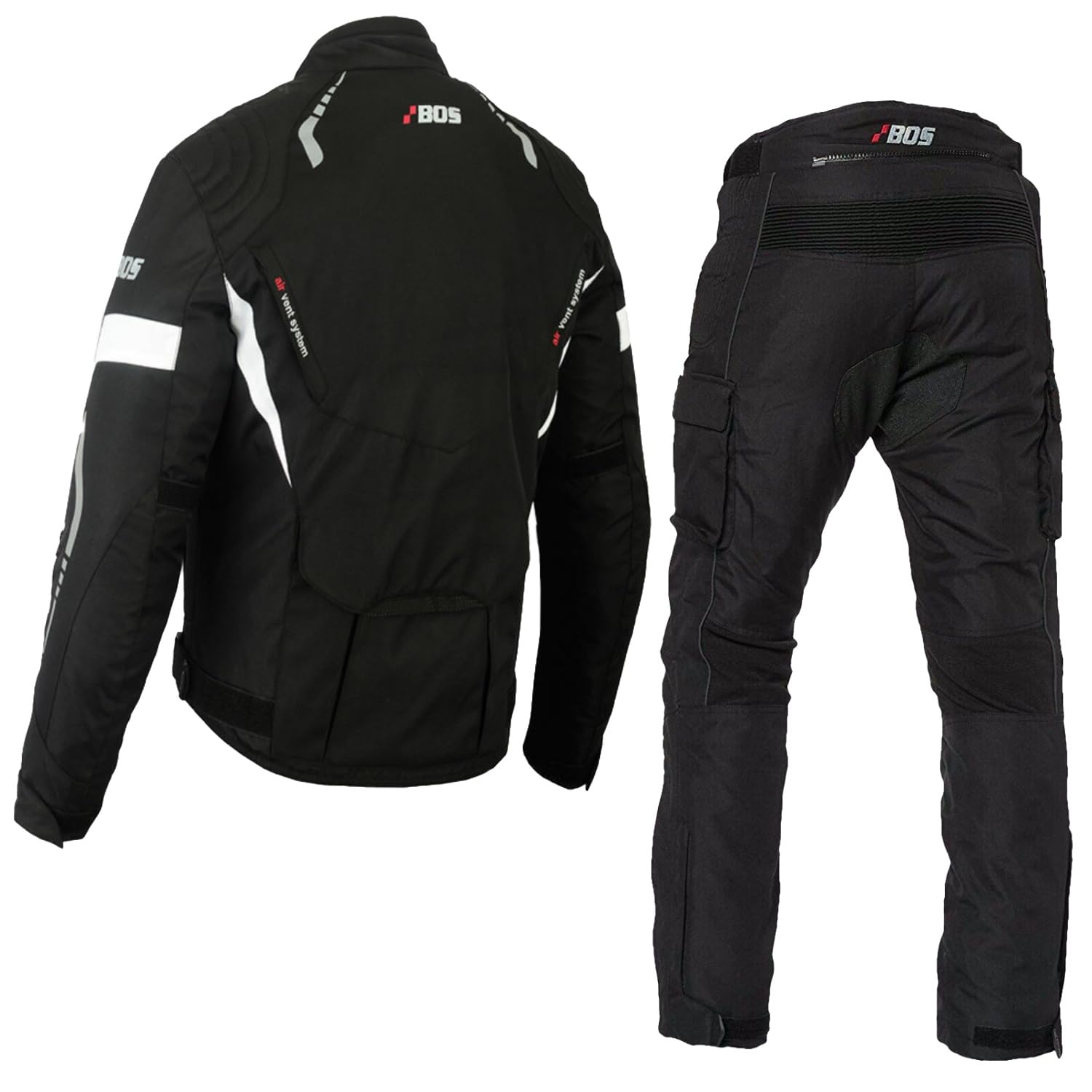 Motorradanzug Herren 2-teilig – Leichte Textilkombination mit CE Protektoren für Sicherheit,Herren Motorrad Textil Jacke und Hose,Motorrad Textil Kombi