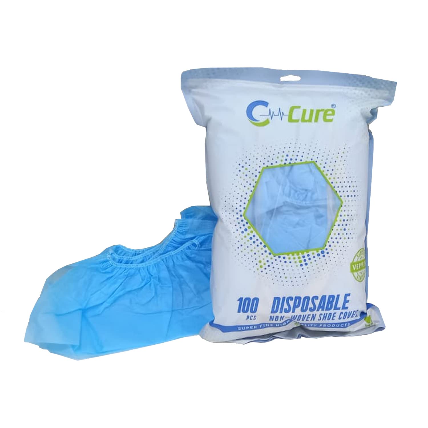 C-Cure® Disposable Shoe Cover Non Woven Anti Slip,Durable & Water Resistant(Not Water Proof), Hospital & Home Use Shoe Covering for Cleanliness, Free size, Blue (Pack of 300pcs) (B0C5RQXYMT) Amazon Price History, Amazon Price Tracker