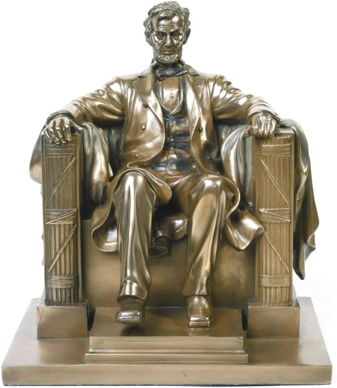 Pacific Giftware PTC 8.13 Inch Abraham Lincoln Washington DC Memorial Statue Figurine