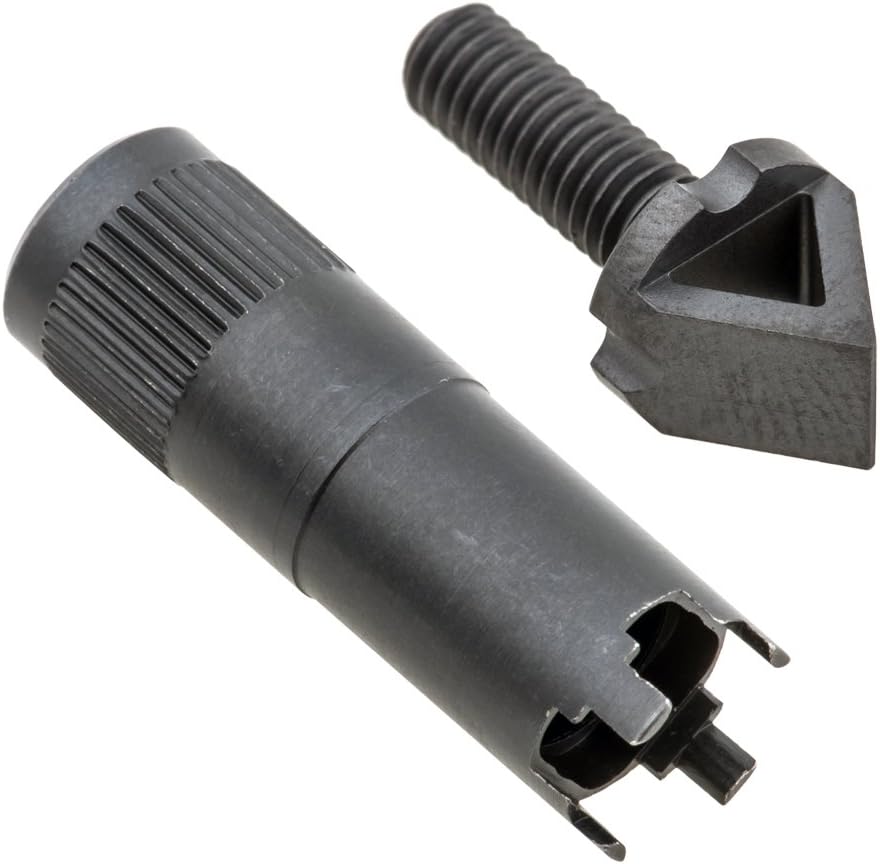 Blitzkrieg Components Chevron-Shaped Front Sight Post - Black w/Tool