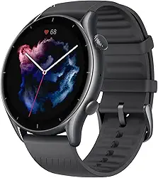 Novo amazfit gtr 3 GTR-3 gtr3 smartwatch 1.39 "amoled display alexa built-in gps monitoramento de saúde relógio inteligente para android ios (Black)