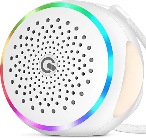 Máquina de sonido de ruido blanco con 27 sonidos relajantes, temporizador de sonido de sueño y función de memoria, máquina de sonido portátil para