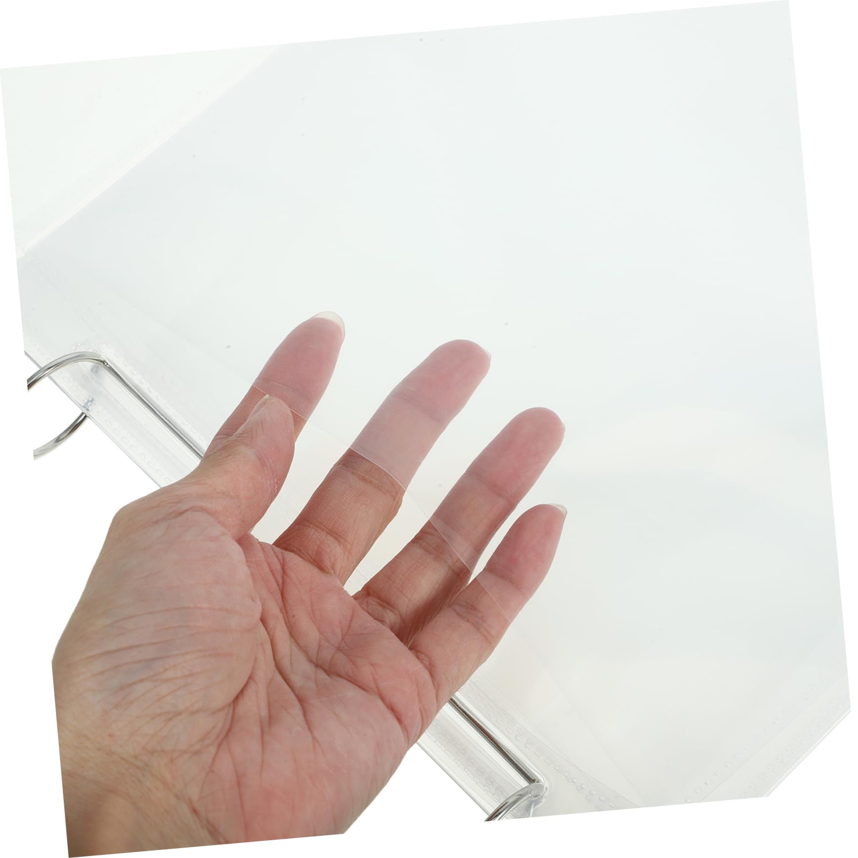 SOLUSTRE Doppelseitiger Acryl Menüschildhalter aus Pvc und Eisen mit 6 Seiten zum Aufstellen für Cafés und Bankette Transparenter Tischaufsteller für Speisekarten und Poster