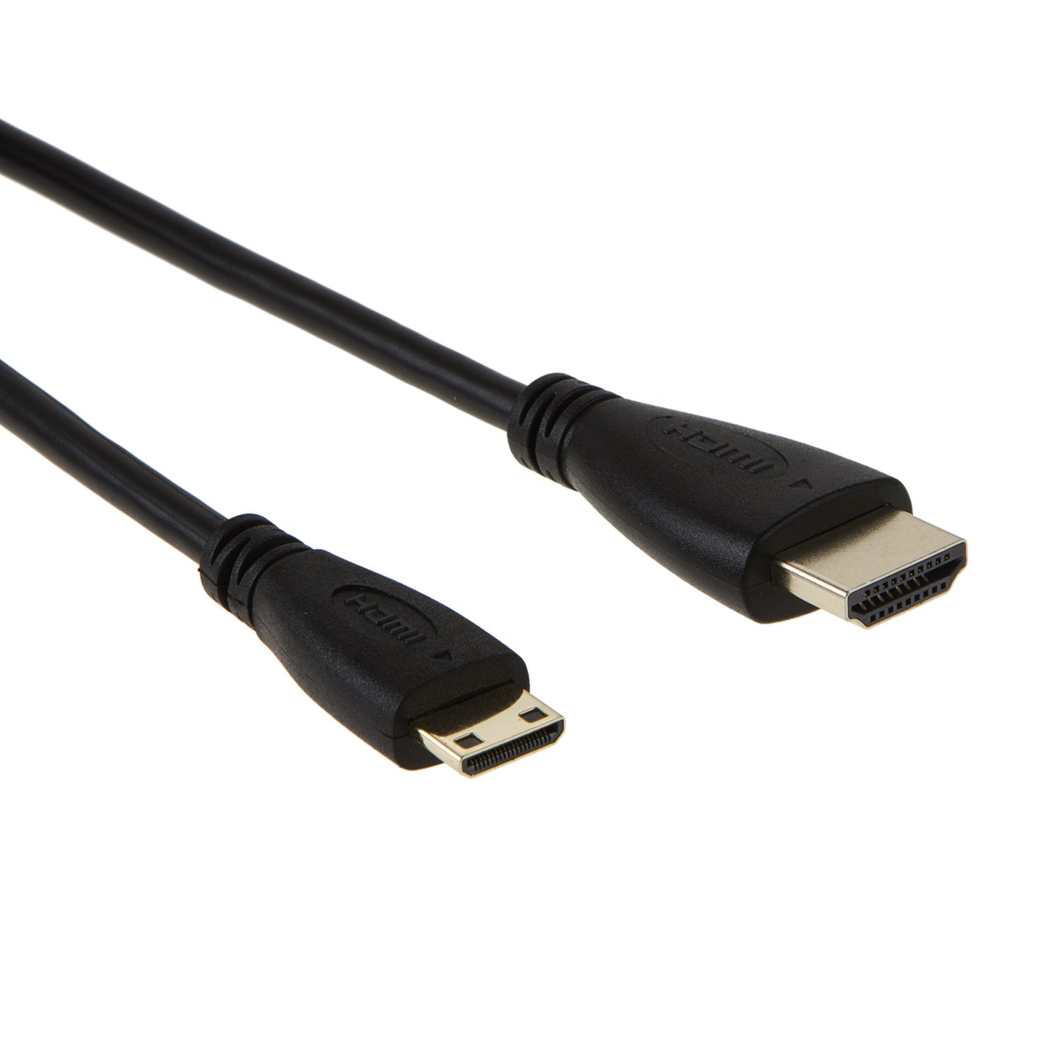 CableCreation Mini HDMI to HDMI, 5 Feet Coiled Mini-HDMI Male to HDMI Male Converter Cable, Support 1080P Full HD, 3D, 1.6M, Black
