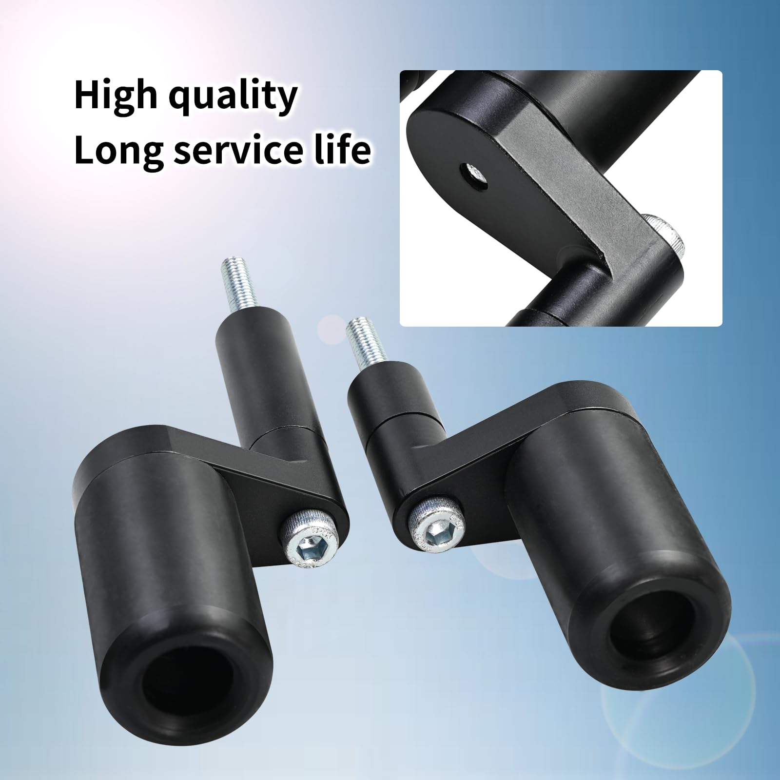 Amazon.com: Vanshly NO CUT Black Frame Sliders Fits Kawasaki Ninja