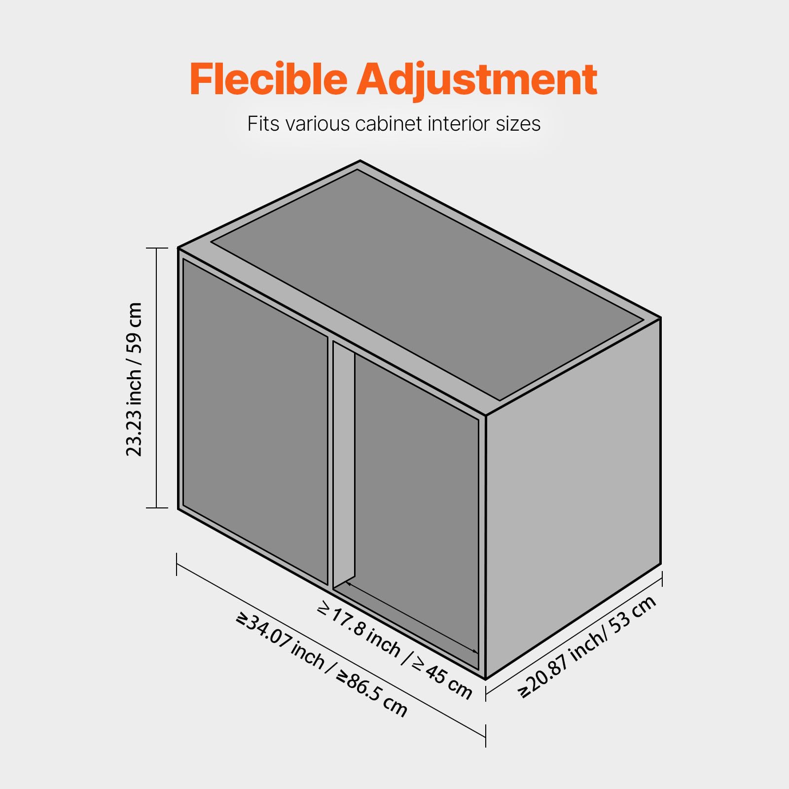 VEVOR Mobiletto Angolare Cieco Sinistro Oscillante, Organizer Estraibile Capacità 32 kg, Vassoio Oscillante Regolabile in Altezza a 2 Livelli, Organizer con Chiusura Ammortizzata, Apertura a Sinistra